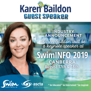 Superfish SwimAustralia SwimINFO Keynote Speaker Karen Baildon, Superfish Swim Schools, Canberra 2019