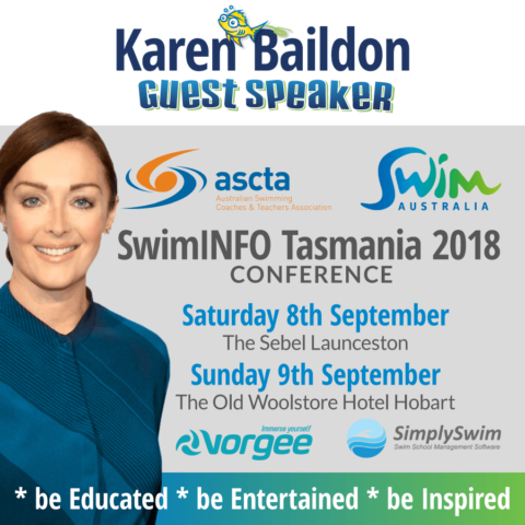 Superfish Guest Speaker Karen Baildon at SwimINFO Tasmania