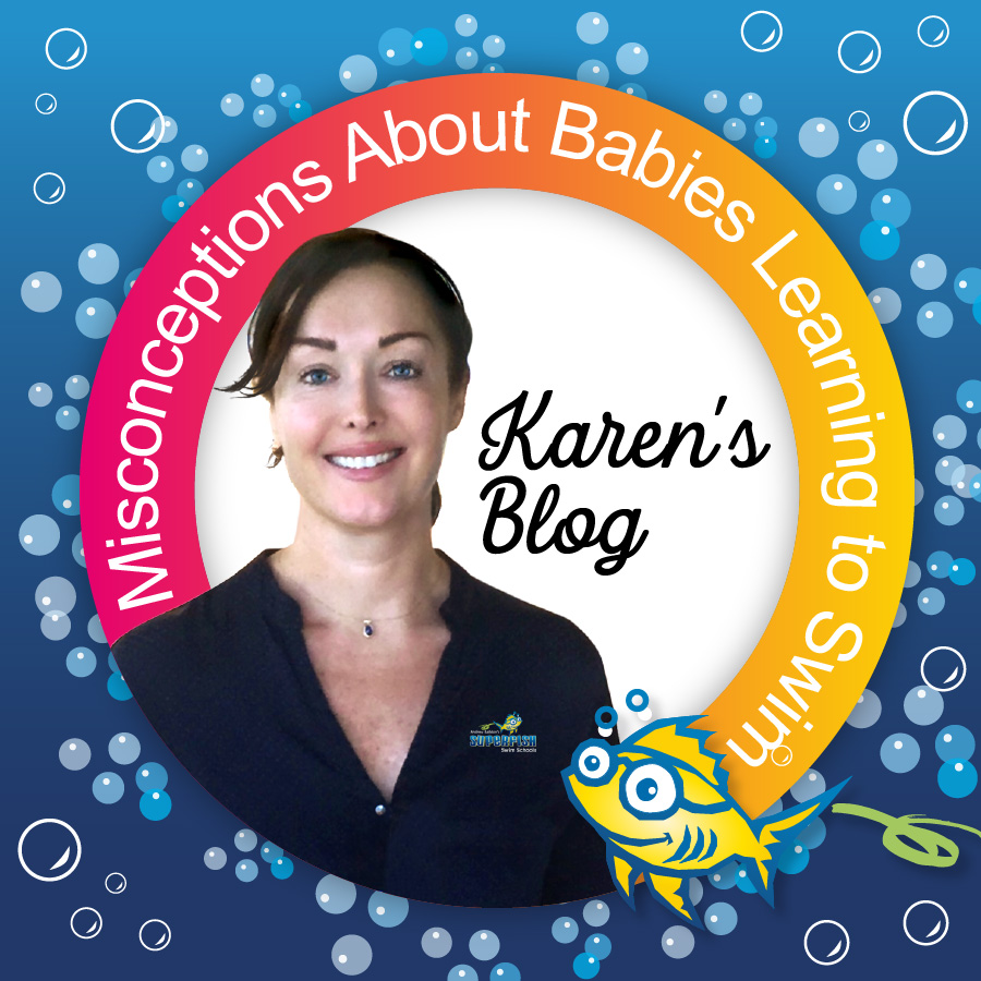 Misconceptions about babies Learning to Swim - blog by Karen Baildon