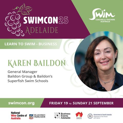 Superfish Co-Founder and General Manager, Karen Baildon, Guest Speaker at SWIMCON25 Adelaide - Learn To Swim - Business